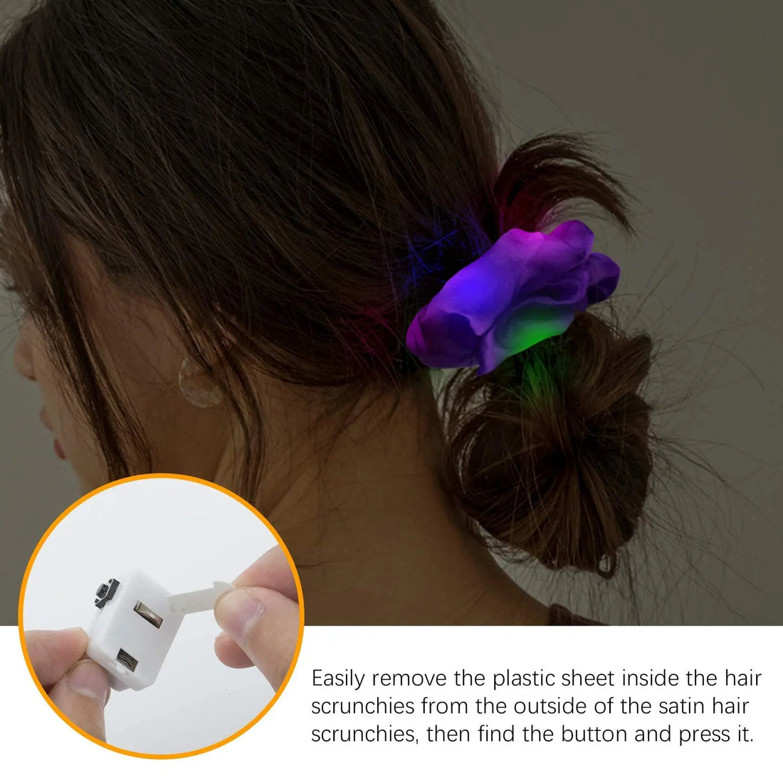 LED Light Hair Scrunchies (9 Pcs)